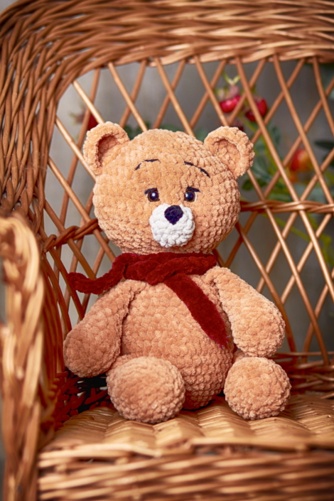 Bär aus Chenille